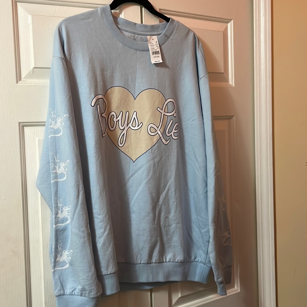 Boys lie crewneck